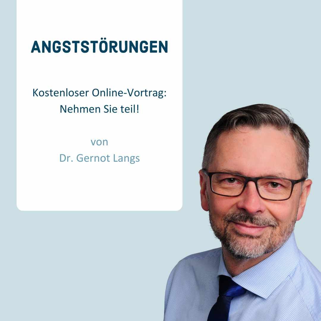 Symbolbild Kostenloser Online-Vortrag „Angststörungen“