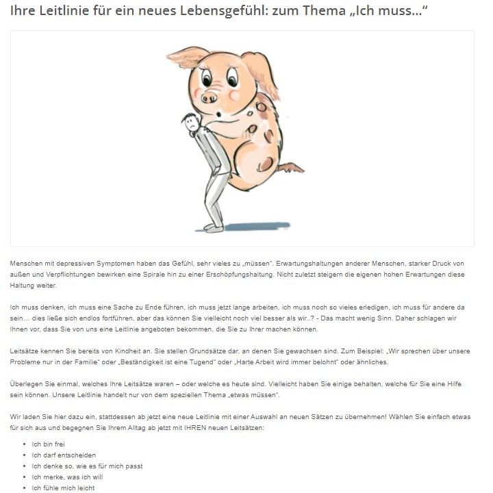Screenshot zeigt Inhalt aus dem Novego-Programm